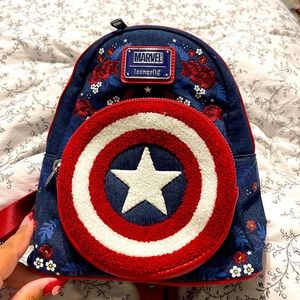 Captain America vintage denim Loungefly